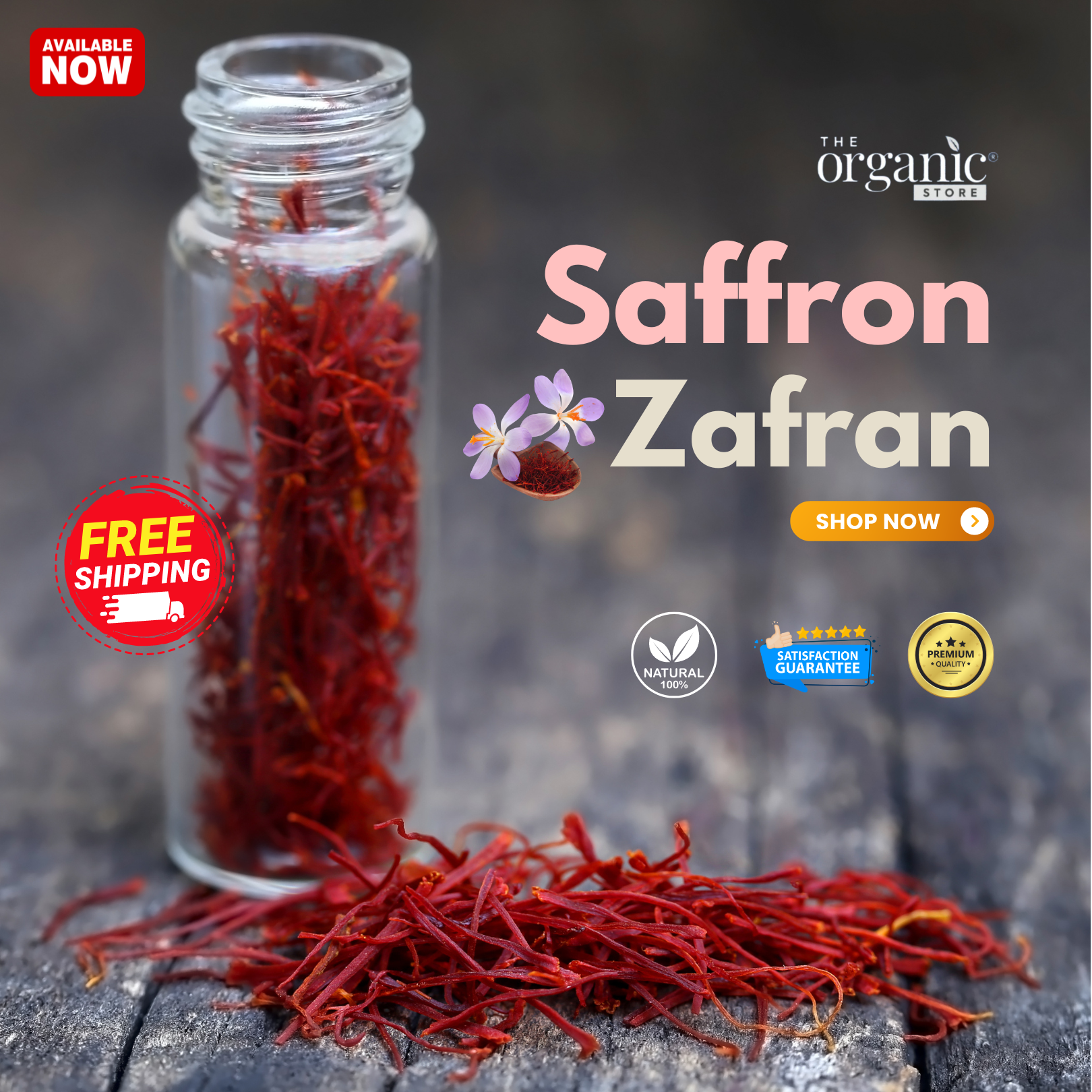 Saffron in Pakistan - The Organic Store - theorganic.pk